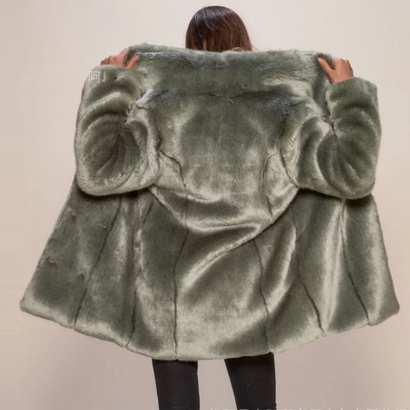 Manteau Fausse Fourrure De Lapin | Femme – Image 5