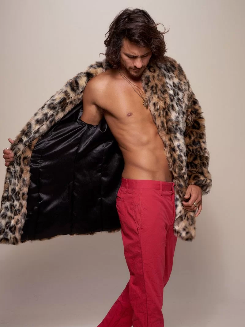 Manteau en fausse fourrure de léopard – Image 4