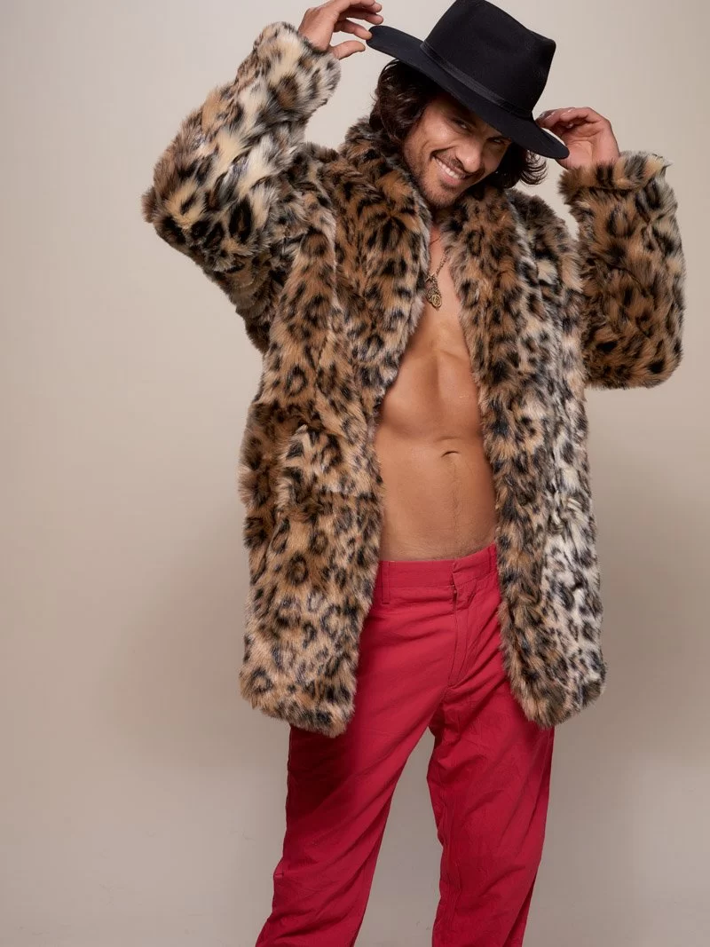 Manteau en fausse fourrure de léopard – Image 5