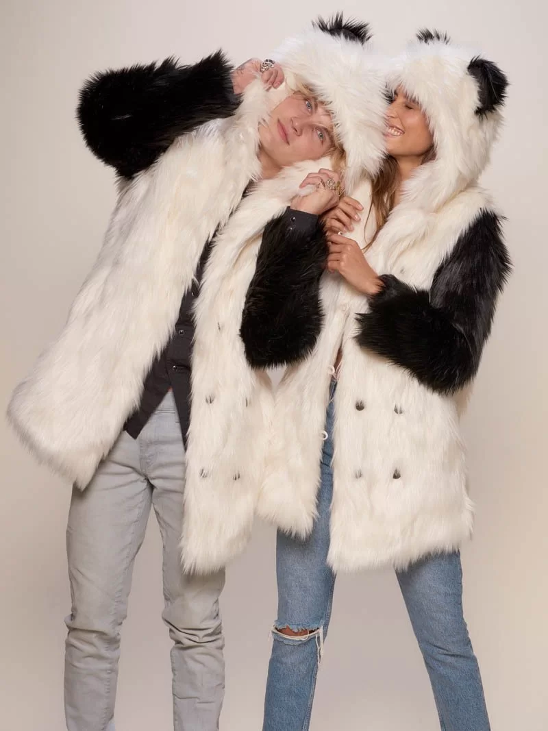 MANTEAU EN FAUSSE FOURRURE PANDA UNISEX