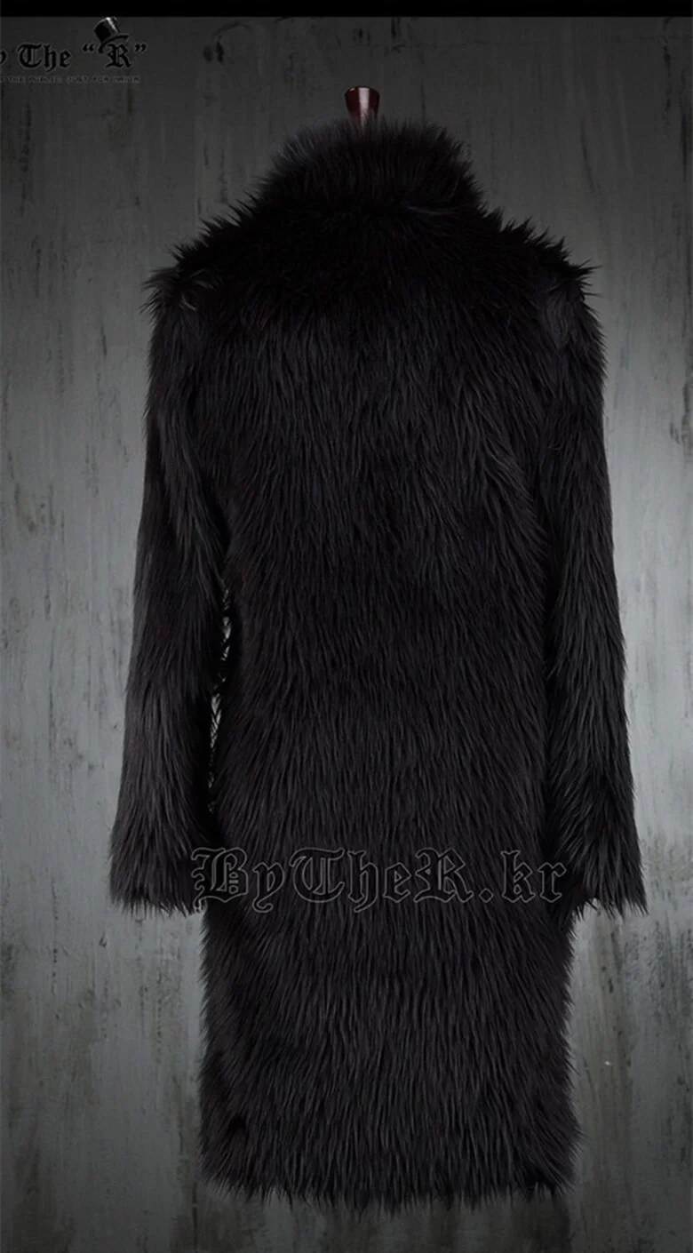 Manteau lynx en fausse fourrure – Image 4