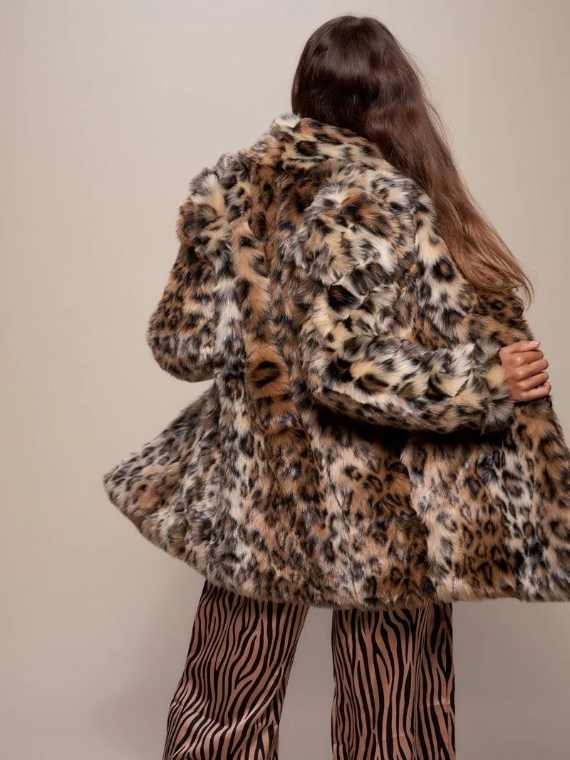 Manteau En Fausse Fourrure De Léopard | Femme 4 MANTEAU EN FAUSSE FOURRURE DE LÉOPARD DOS