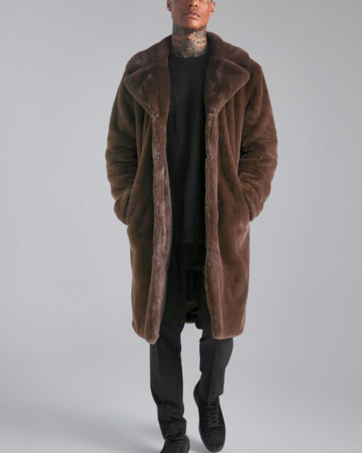 Pardessus oversize homme