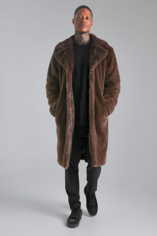 Pardessus oversize homme