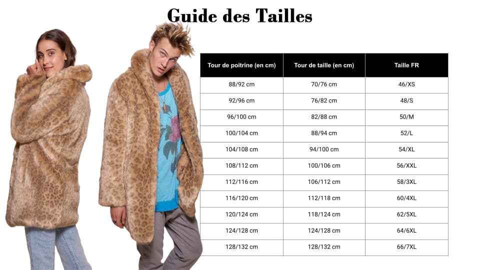 guide-taille-fausse fourrure