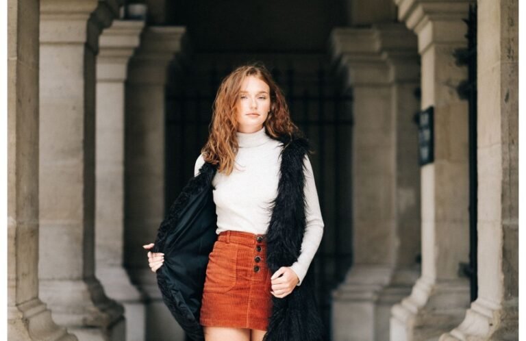 Comment porter gilet sans manches en fausse fourrure