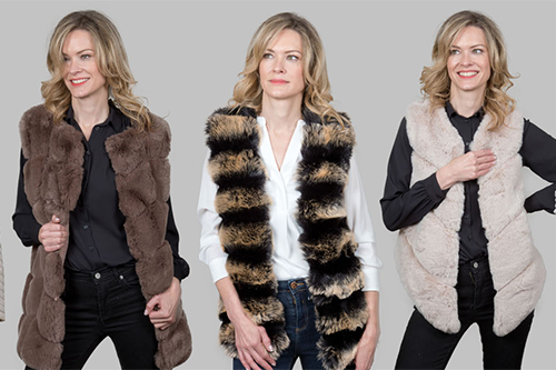 gilet fausse fourrure pour lete