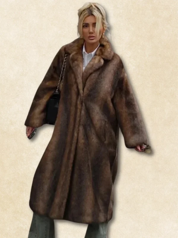 Manteau et veste en fausse fourrure marron : le guide 1 Manteau fausse fourrure marron