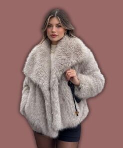 Veste Femme Fausse Fourrure Chic