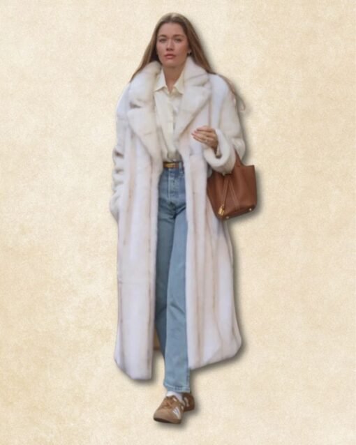 Manteau Long en Fausse Fourrure City Chic (1)