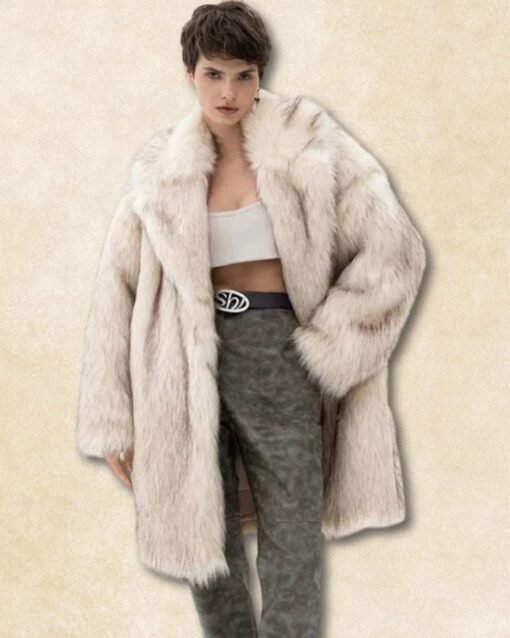 Manteau Neo Fox En Fausse Fourrure Sauvage et Confortable