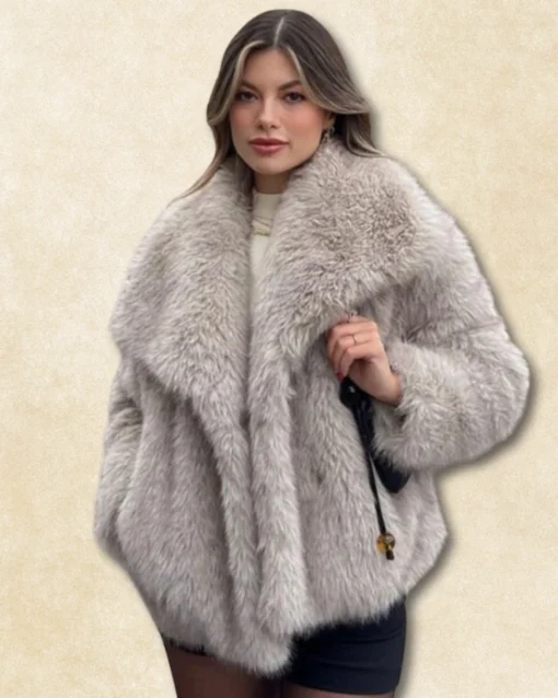 Veste Femme Fausse Fourrure Chic