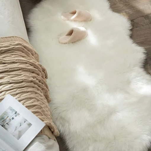 Tapis en fausse fourrure sauvage – Image 13