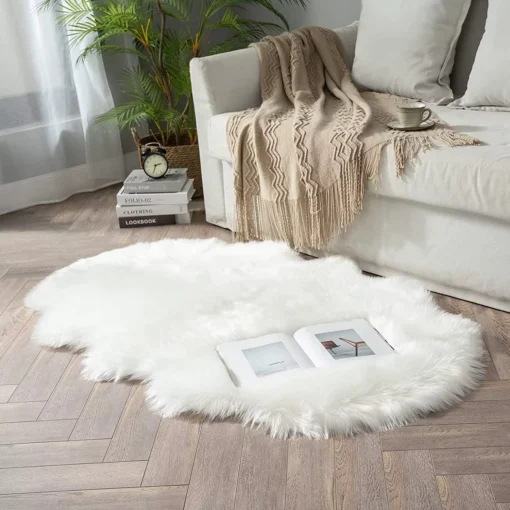 Tapis en fausse fourrure sauvage – Image 14