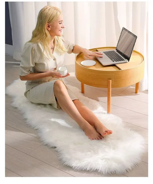 Tapis en fausse fourrure sauvage – Image 3